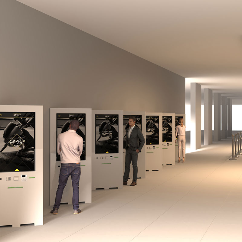i-Wall per ticketing e infopoint